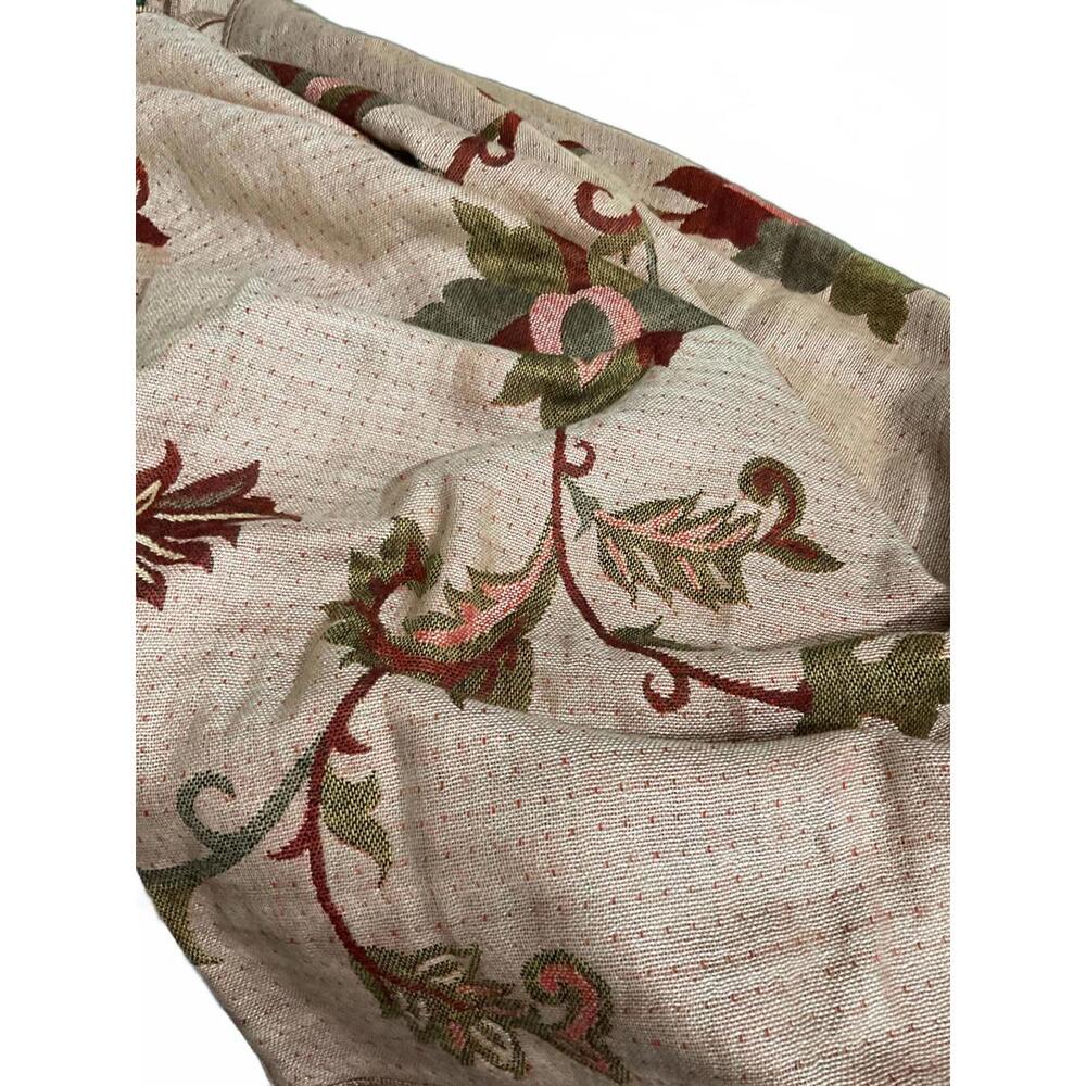 Floral Patterned Decorative Reversible Scarf 72” … - image 1